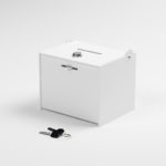 Urne de collecte de fonds en plexi 15x12x12 cm