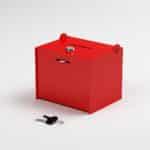 Urne de collecte de fonds en plexi 15x12x12 cm